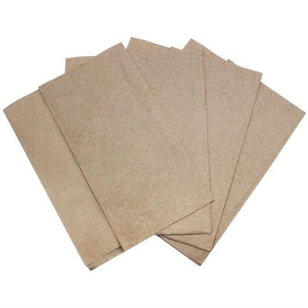 Karat 12 in x 13 in Kraft Off-Fold Napkins, PK6000 KN-F1213-1K